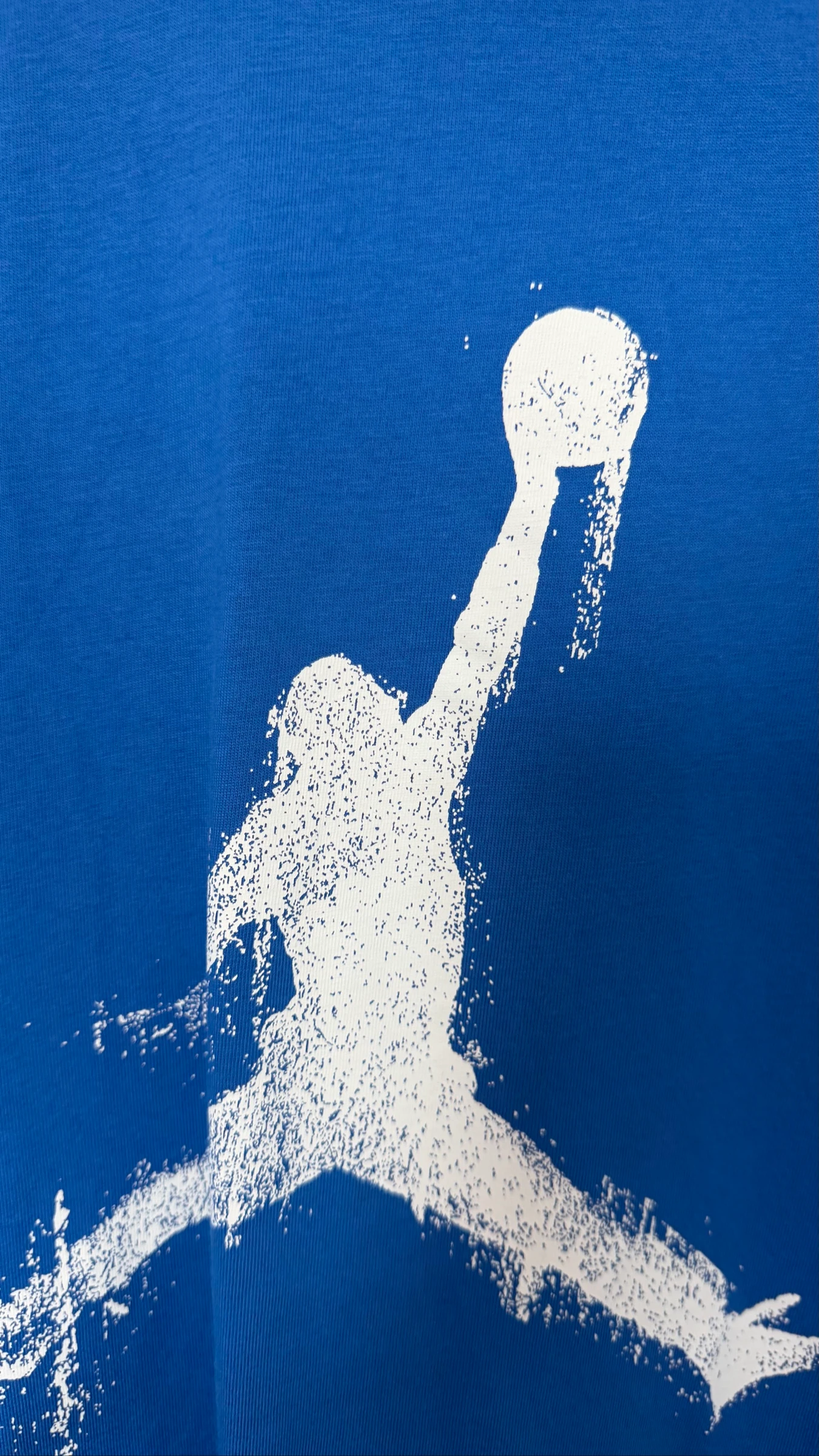 Camiseta Jordan azul com logo Jumpman – tamanho G – photo 3